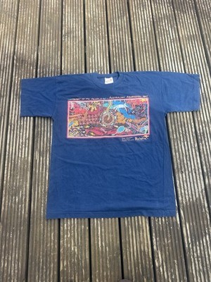 Vintage Bulurru Heart Of My People Shirt XL Fits L Aboriginal Art Single Stitch