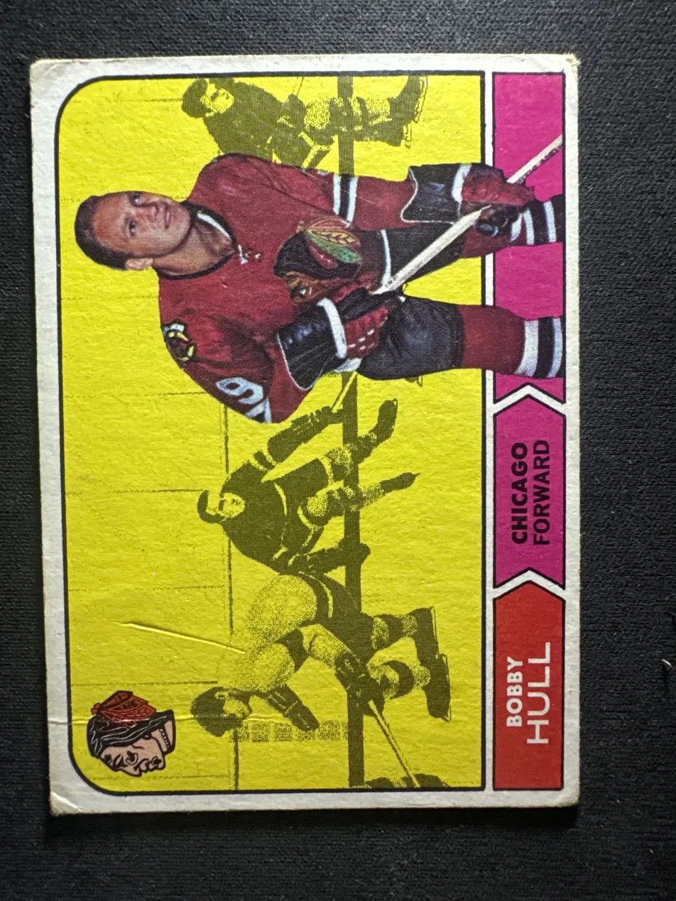 1968-69 Topps #16 Bobby Hull VG Chicago Blackhawks HOF Vintage Hockey