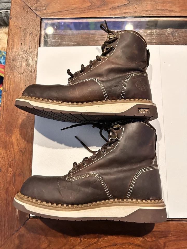 Georgia Boot Womens Leather Size 8 - Image 4 of 4