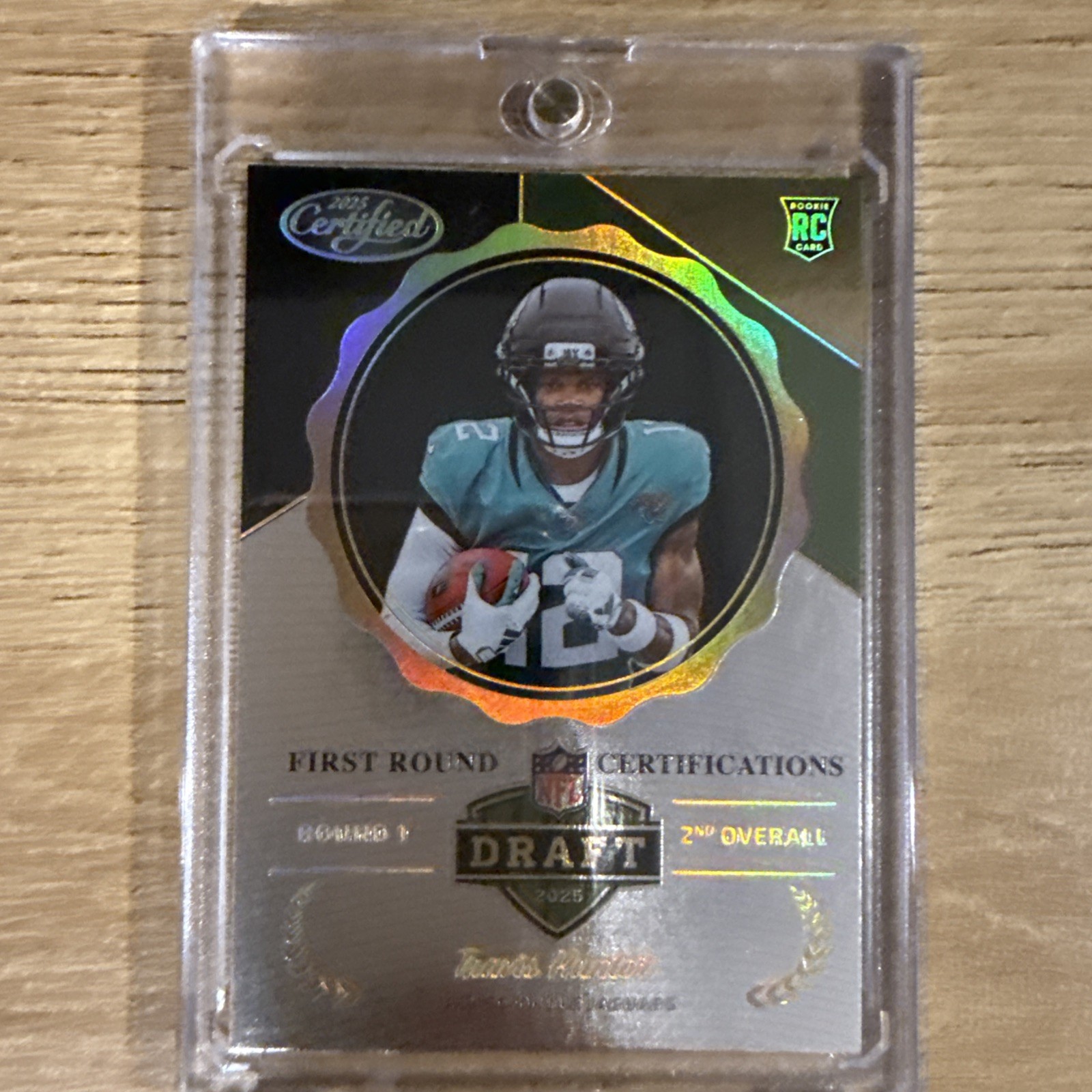 2025 Certified 1st Round Certifications Travis Hunter #FRC-THR RC