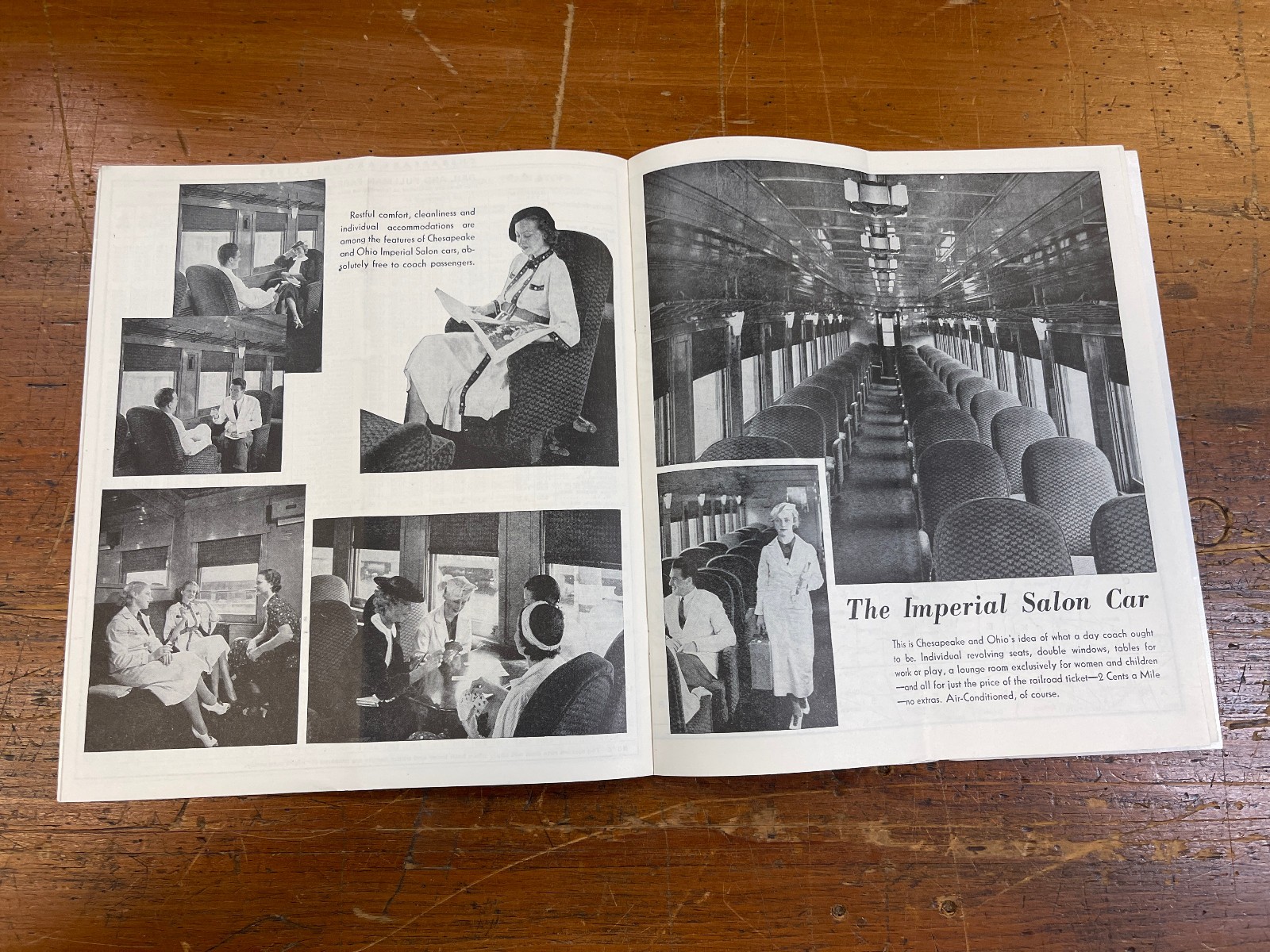 Chesapeake & Ohio Lines - The George Washington Timetable January 24th, 1937