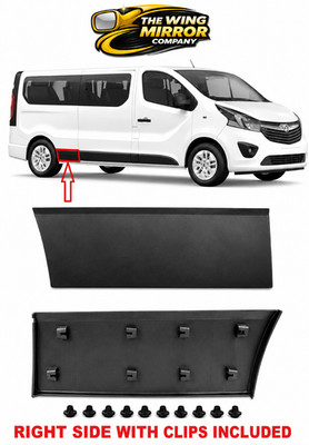 Für Nissan Primaster Rechts Seite Hinten Zierleiste Blende 2016-2025 Van RH