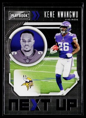 2021 Panini Playbook #NXT-KNW Kene Nwangwu Next Up Team:  Minnesota Vikings