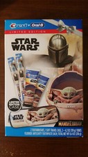 Star Wars Mandalorian Limited Edition Case Crest Oral-B 2 Toothbrush Set - NEW