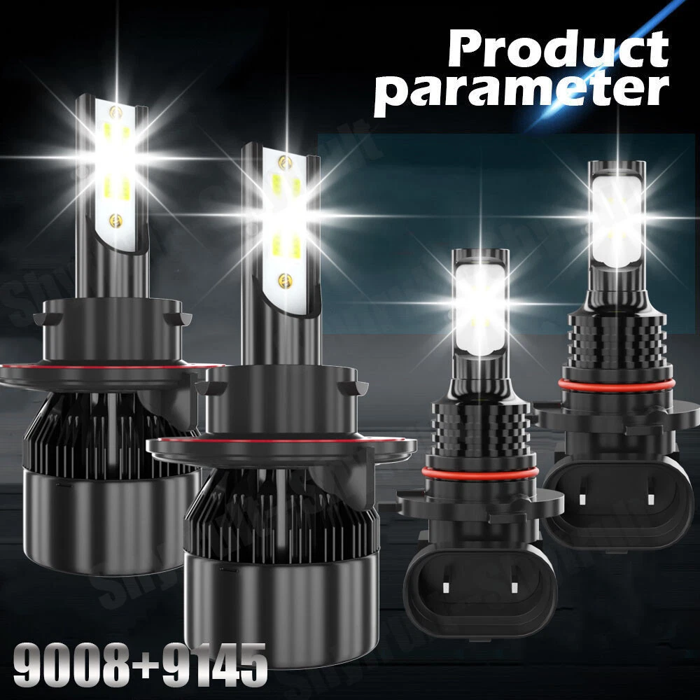 For 2006 2008 Dodge Ram 1500 2500 3500 4X 6000K LED Headlight