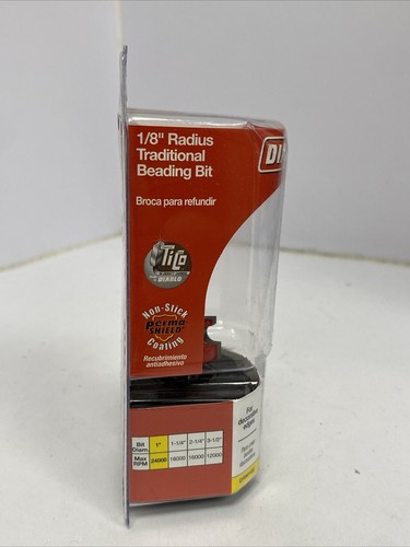 Diablo DR80102 1/8" Radius Traditional Beading Router Bit - Picture 2 of 3