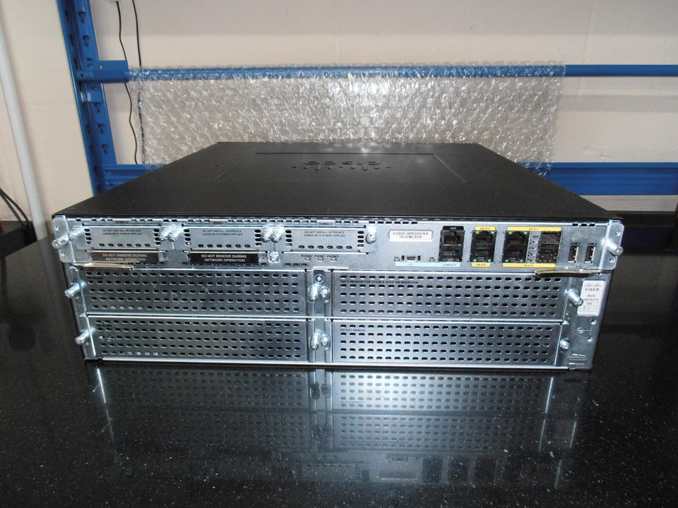 Cisco C3925E-SEC/K9 ISR C3900-SPE200/K9  1 X PSU  Base, seck9 - Image 3 of 4