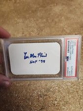 Lee MacPhail Major League Baseball Signed Name Badge PSA