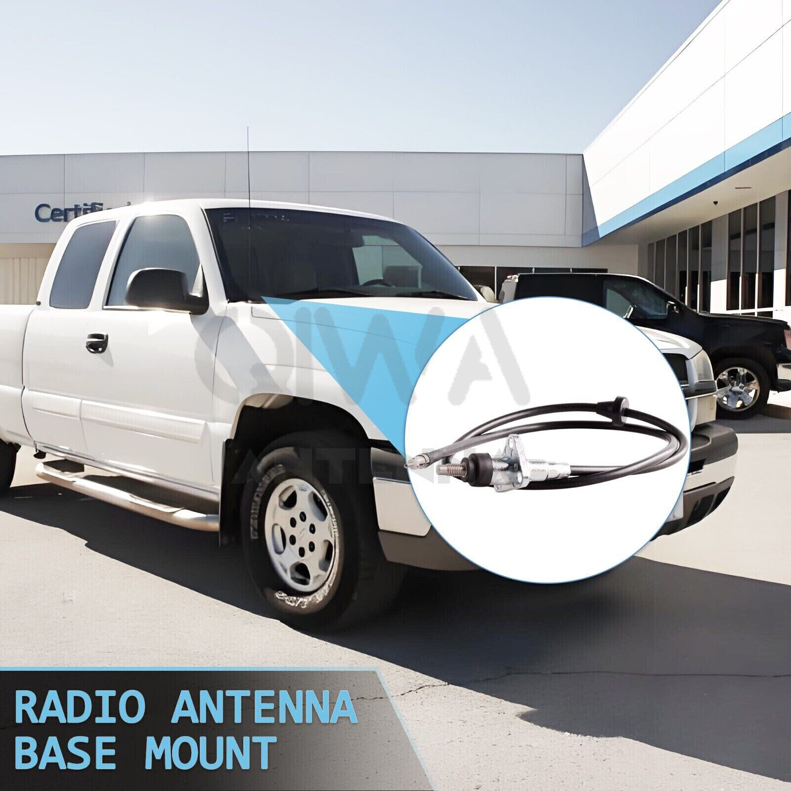 Radio AM/FM Antenna Base&Mast fit 1999-2006 Chevrolet Silverado GMC ...