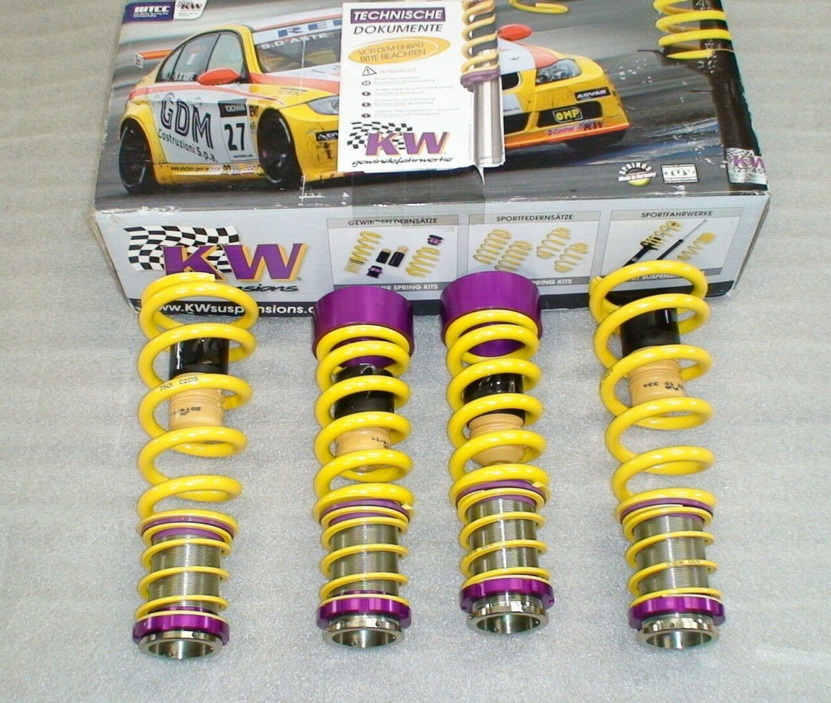 k–k(感謝) KW suspension performance sleeve coilover lowering kit for