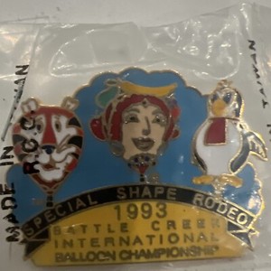 Pin Battle Creek International Balloon Championship 1993 Special Shape Rodeo ￼￼