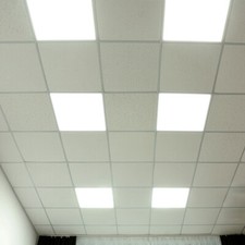 Plafonnier À Encastrer Panneau Lampe De Salle À Manger LED Blanc Ensemble De 6