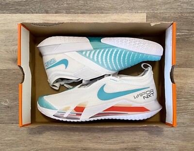 Size 9 - Nike Court React Vapor NXT White Washed Teal Red 2022 for
