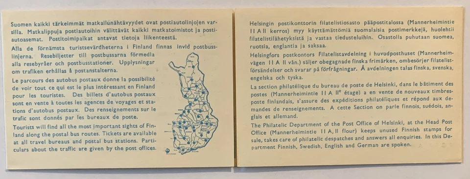 Folleto de bloques de estampillas de los Juegos Olímpicos de Finlandia 1952 como nuevo Foto 3 de 4