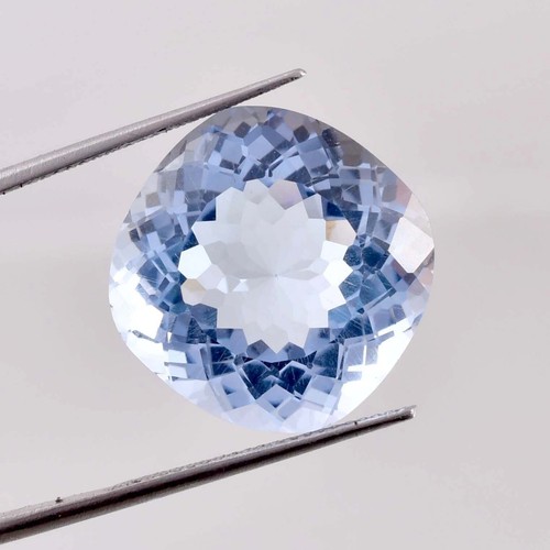 AAA 20.55 Ct 100% Natural Blueish AQUAMARINE Cushion Loose Gemstone Certified