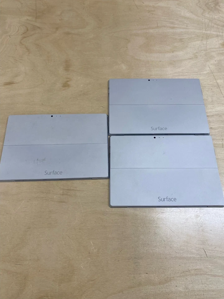 Para Piezas O Reparación x3 LOTE Microsoft Surface Pro 3 Modelo 1631 128GB ASIS - Imagen 2 de 4