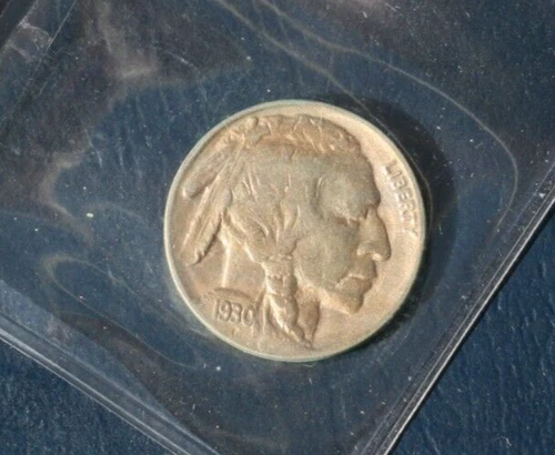 1930 BUFFALO NICKEL  *EXTRA FINE DETAILS*  *PLANCHET FLAW*   *FREE SHIPPING*
