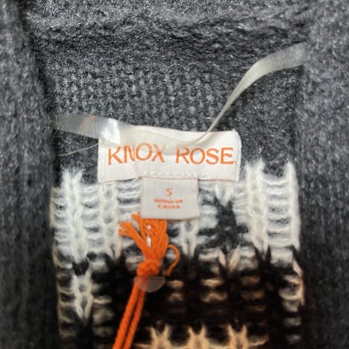 Nuevo con etiquetas Cárdigan Knox Rose Mujer S Suéter Plumero Bolsillos Negros Azteca Suroeste - Imagen 5 de 13