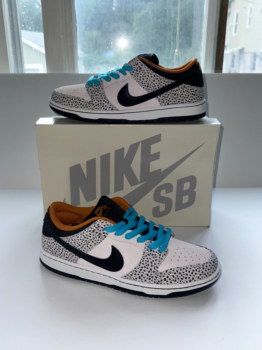 NIKE SB OLYPMIC DUNK LOW (SIZE 9) (FZ1233-002) SAFARI ELECTRIC