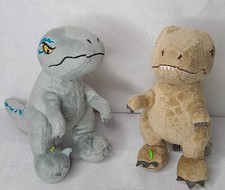 Jurassic World Dominion 7" Inch Plush Bundle Pack, T-Rex  Blue