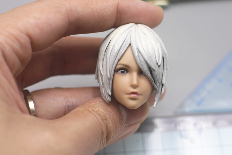 Kitty Stuff TS003 1/6 Scale KOF Lady Justice Angel Head Sculpt | eBay