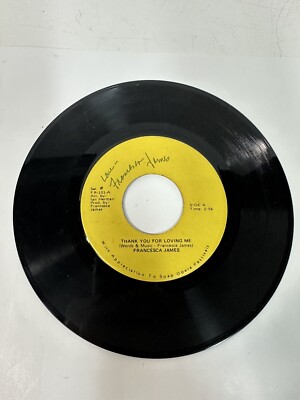 RARE Francesca James 45 Autographed
