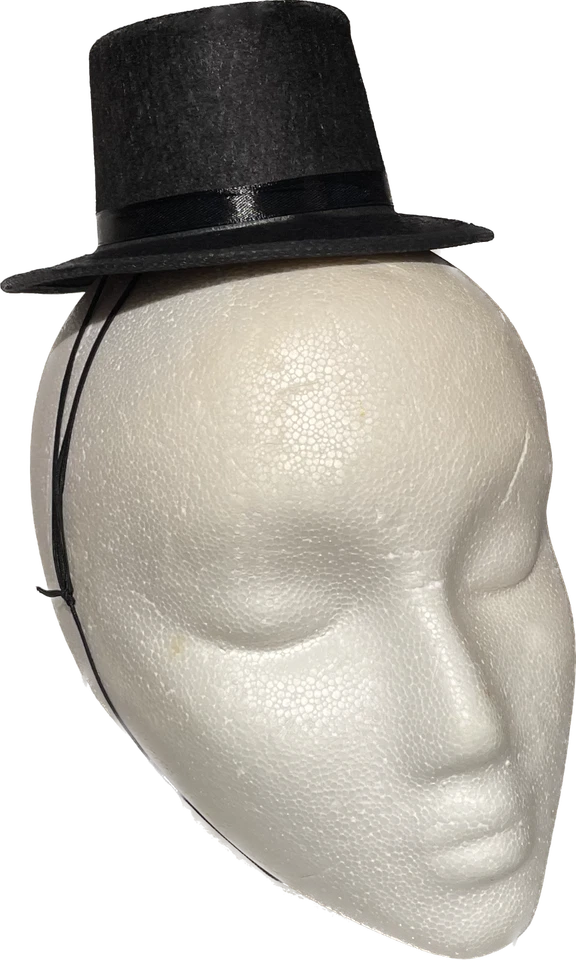 MINI SOMBRERO NEGRO Perro Mascota Disfraz Gorra Marioneta Divertido Payaso Mago Mago Prop S. Foto 3 de 4