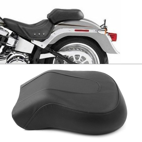 Rear Passenger Seat Pillion For Fit Harley Davidson FLSTF FatBoy 08-14 Black