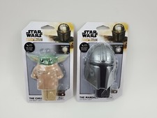 Set of 2 Star Wars The Mandalorian LED Night Lights Baby Yoda and Mandalorian