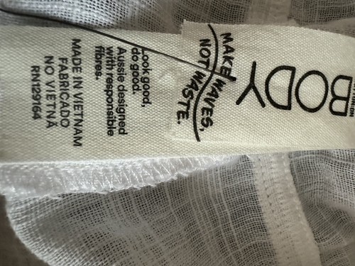 White Linen wide leg trousers XL - Picture 6 of 11