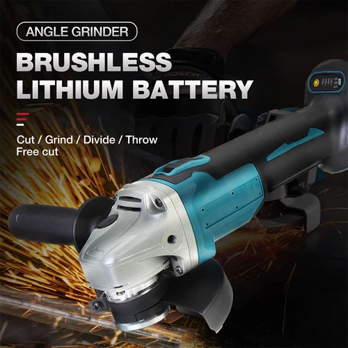 125mm Brushless Angle Grinder Cordless 10000RPM Tool Kit For Makita 18V Battery - Picture 13 of 16