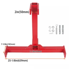 3 Point 2 Receiver Trailer Hitch Category One Tractor Tow Hitch Drawbar Adapter