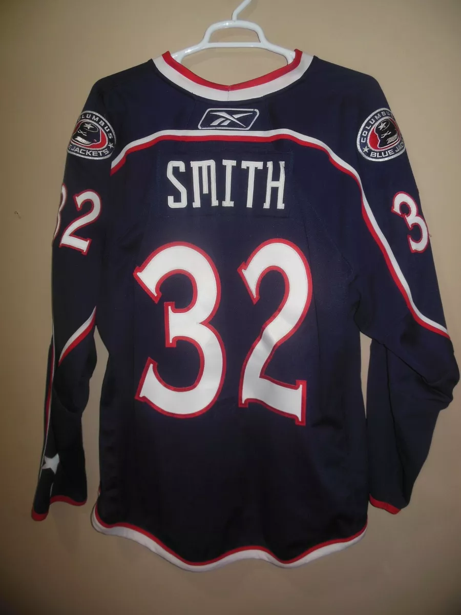 2000-2001 COLUMBUS BLUE JACKETS NHL HOCKEY JERSEY Team Signed CCM 58 Goalie  Sty