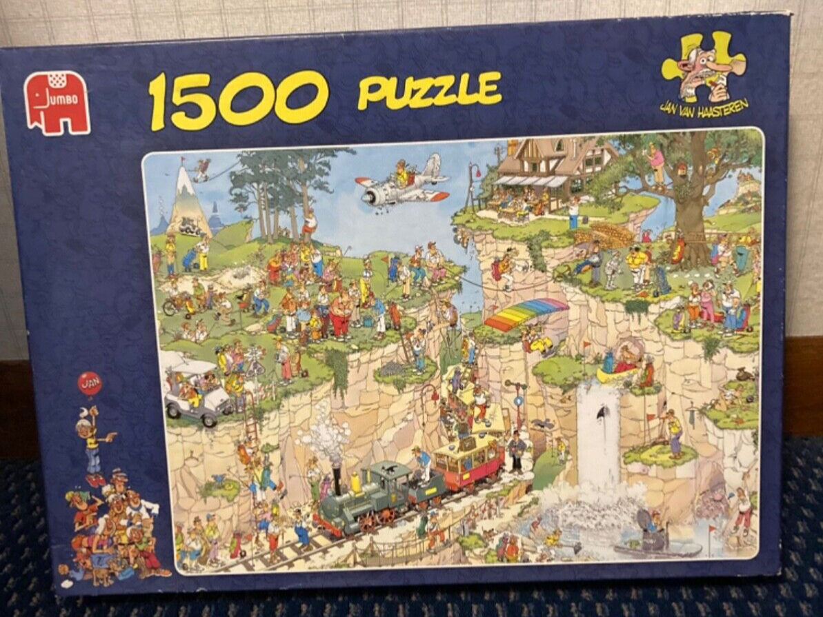 Jan van Haasteren “The Golf Course” Rare 1500 pc Jigsaw Puzzle JVH