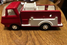 Tonka Diecast 1970s Mini Fire Truck Pumper, Red Pressed Steel 6” Parts/repair