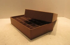 Guardhouse Round or Square Half Dollar Coin Tube Storage Box Holds 28 Coin Tubes