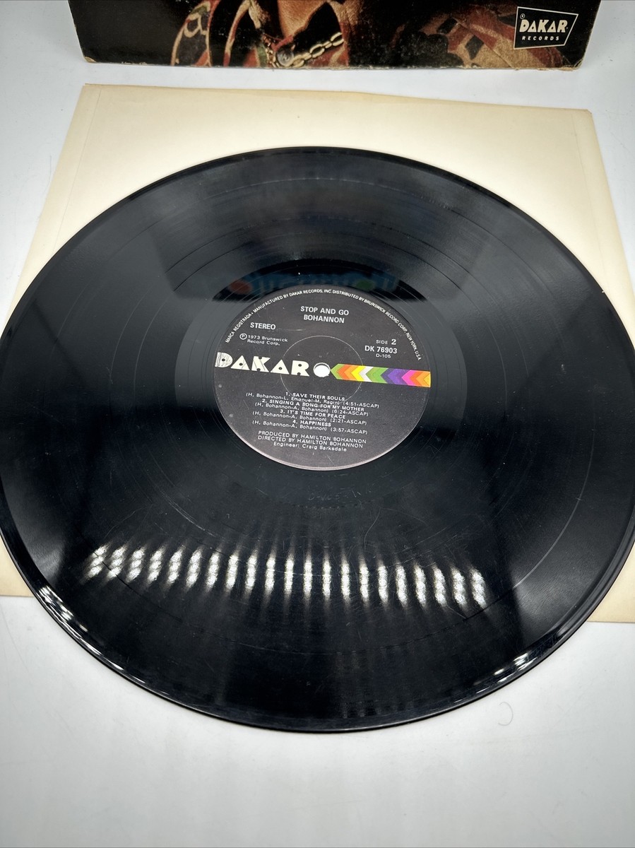 Bohannon “Stop & Go” LP Vinyl Record- Original 1973 Album Dakar DK