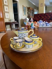 miniature tea set