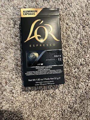 L'OR Espresso ONYX Ground Coffee 10 Capsules / Nespresso Compatible