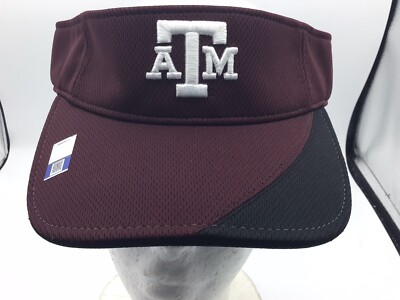 Texas AM Aggies NCAA  Embroidered Maroon One Size Adjustable Visor New P4