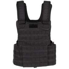 MFH Weste MOLLE II  schwarz Einsatzweste Paintball Bundeswehr Schutzweste 