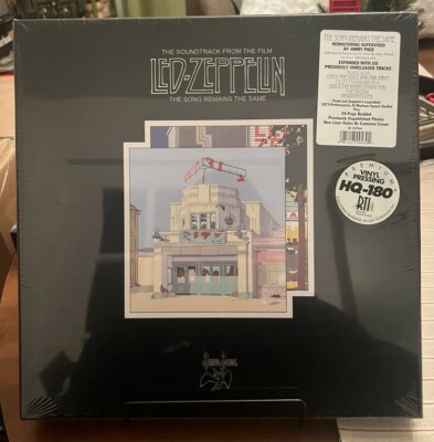 Led Zeppelin The Song Remains The Same 4 Lp Box Set HQ 180 Swan Song Sealed 2007