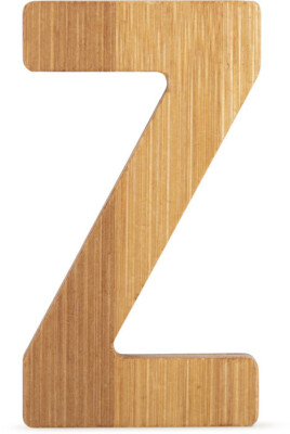 ABC Buchstaben Bambus Z - 12079 Legler Kinderzimmer Türbuchstaben Türschild Holz