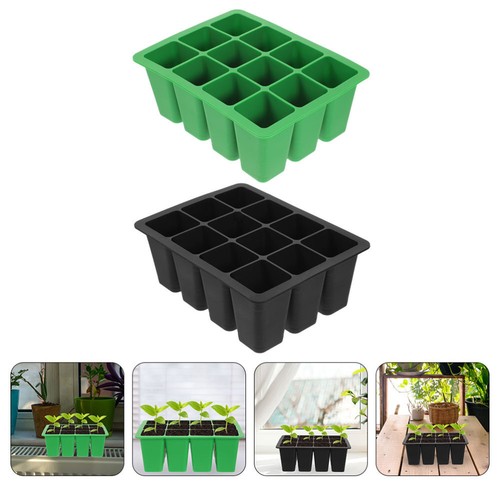 2 Pcs Nursery Pots Tray Silicone Seedling Starter Trays Germination - 第 9/12 張圖片