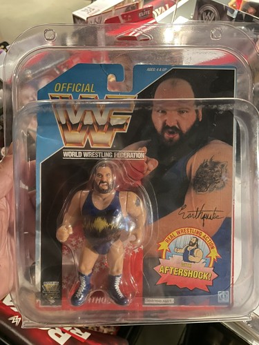 WWF MOC Hasbro Series 3 Earthquake In Protector Ca...