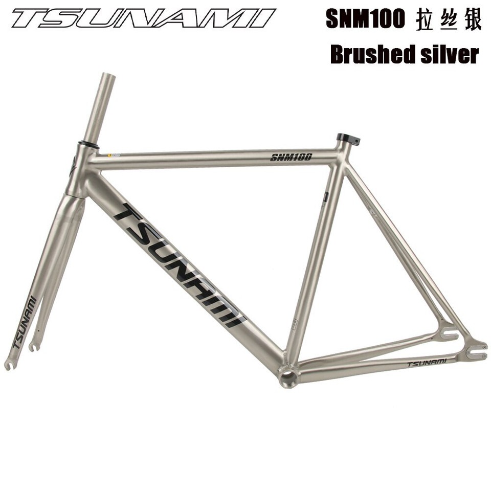 700CRetro Frame Aluminum Fixed Gear Frame Fork Bike 49CM 52CM 55CM 58CM