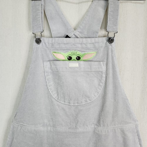 Vestito maglione velluto a coste Star Wars bambino Yoda Mandalorian grigio taglia 1 suo universo - Foto 2 di 12