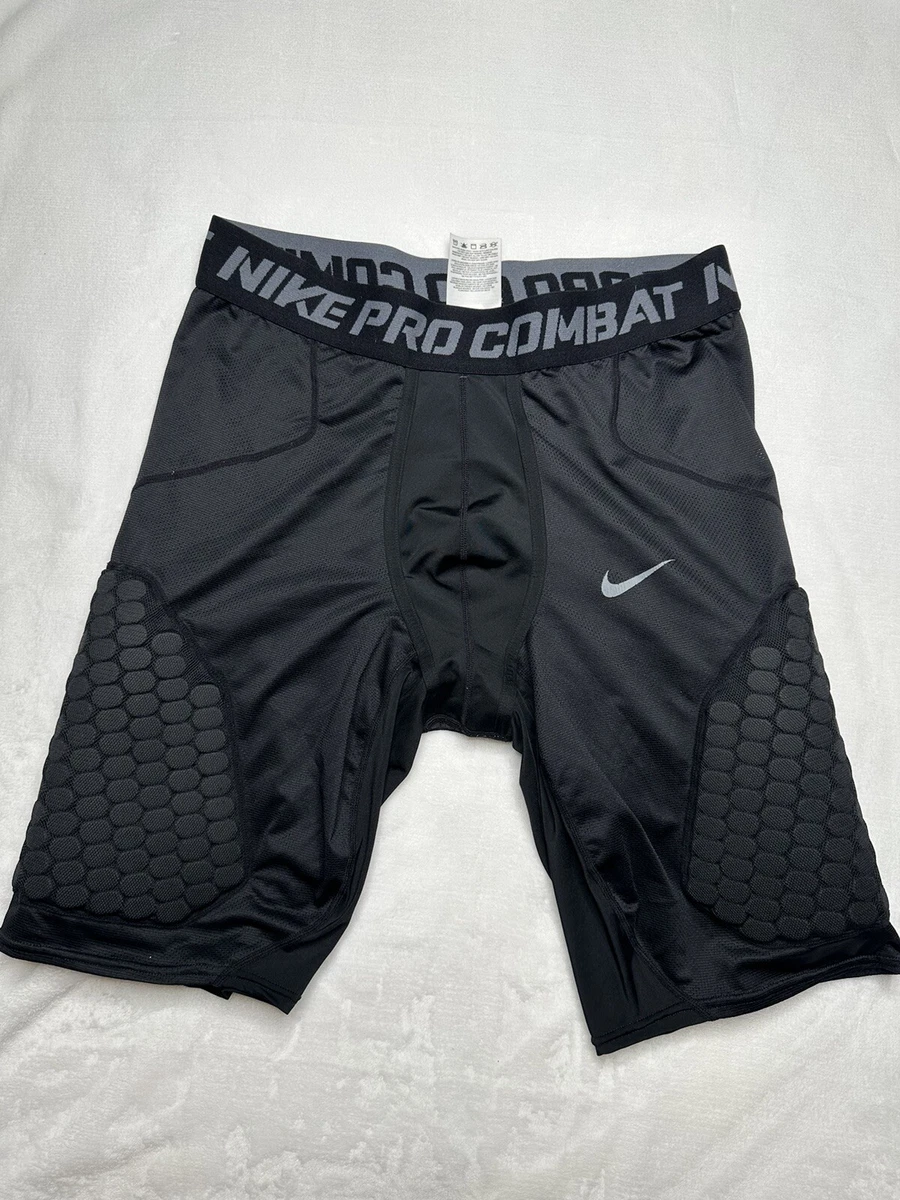 New NIKE PRO COMPRESSION Mens Combat Shorts Pants Black 2XL XXL