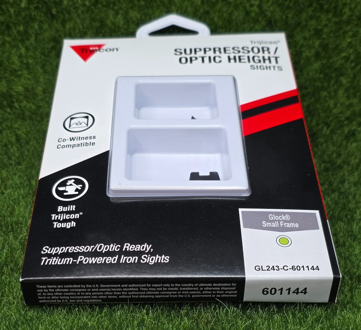Trijicon Suppressor/Optic Height Night Sights Glock 43,43X,48