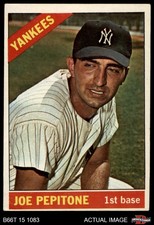 1966 Topps #79 Joe Pepitone Yankees 4 - VG/EX